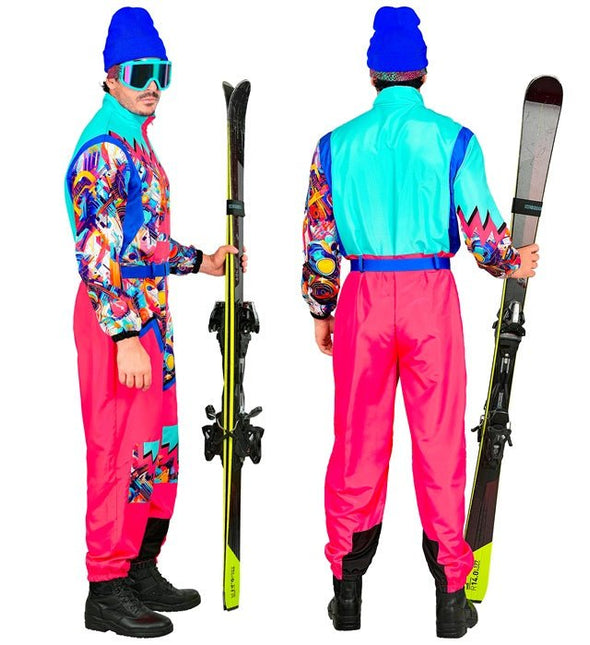 Skier/Snowboarder Roze/Lichtblauw Dames/Heren van Widmann koop je bij Partywinkel