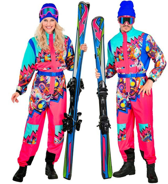 Skier/Snowboarder Roze/Lichtblauw Dames/Heren van Widmann koop je bij Partywinkel