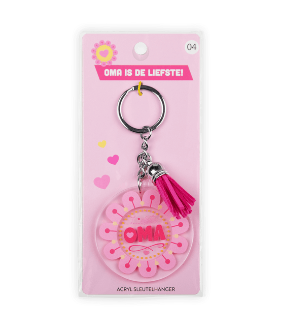 Sleutelhanger Liefste Oma van Paper Dreams koop je bij Partywinkel