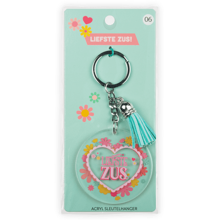 Sleutelhanger Liefste Zus van Paper Dreams koop je bij Partywinkel