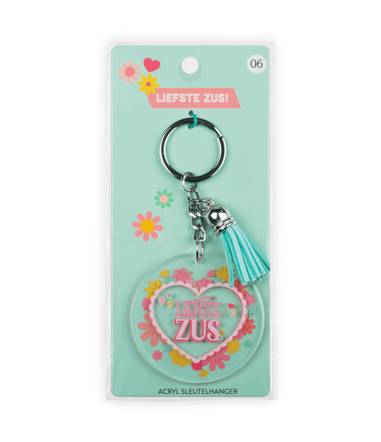 Sleutelhanger Liefste Zus van Paper Dreams koop je bij Partywinkel