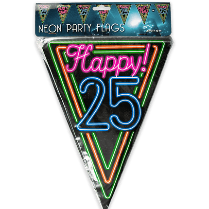 Slingers 25 Jaar Neon 10m van Paper Dreams koop je bij Partywinkel