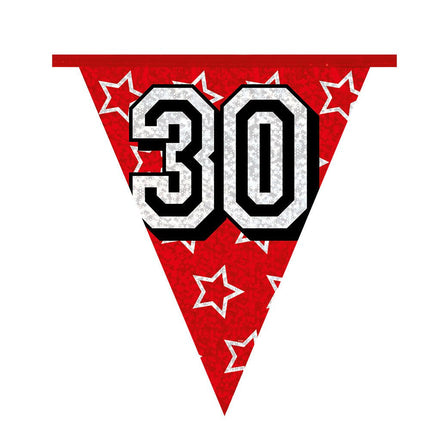 Slingers 30 Jaar Glitter 8m van Boland koop je bij Partywinkel