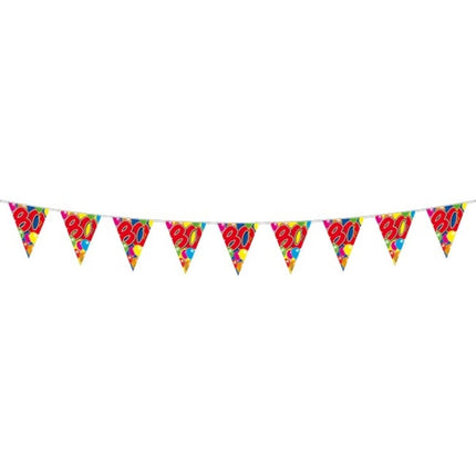 Slingers 80 Jaar 10m - Partywinkel - 8714572045520