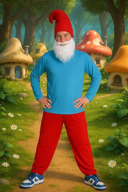 Kostium dużego smerfa