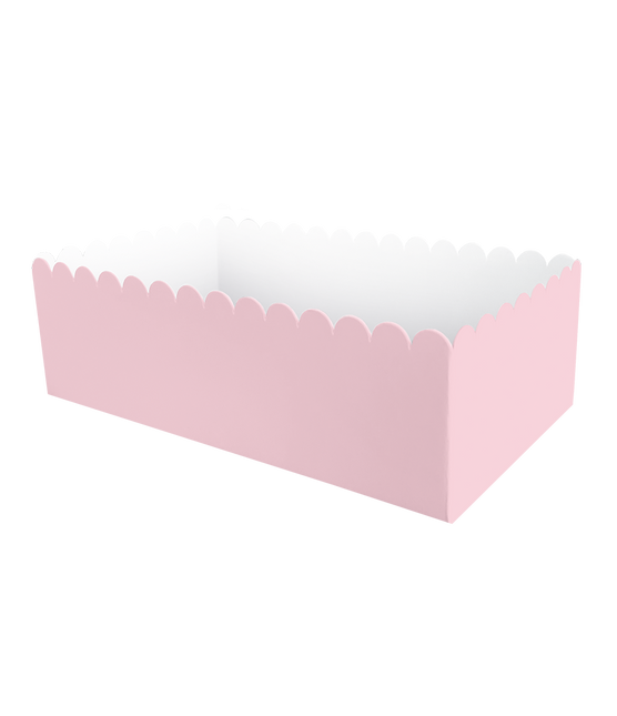 Pudełka na przekąski - pastelowy jasnoróżowy