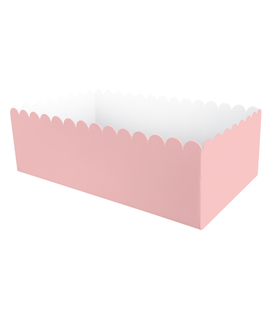 Pudełka na przekąski - pastelowy róż