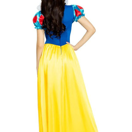 Sneeuwwitje Jurk Blauw Geel Dames Leg Avenue - Partywinkel - 714718506708