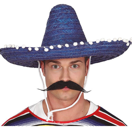 Sombrero Blauw 50cm van Fiestas Guirca koop je bij Partywinkel