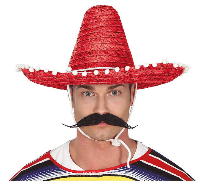 Sombrero Rood 45cm van Fiestas Guirca koop je bij Partywinkel