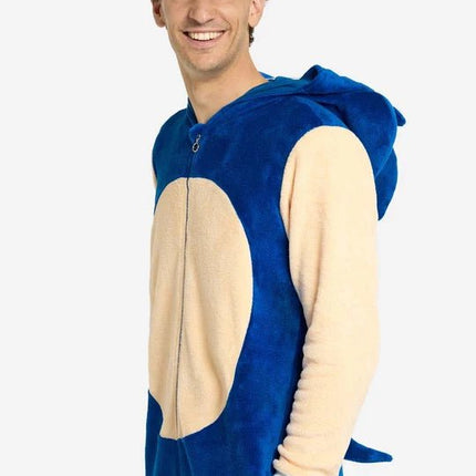 Sonic the Hedgehog Onesie Unisex Blauw van OppoSuits koop je bij Partywinkel