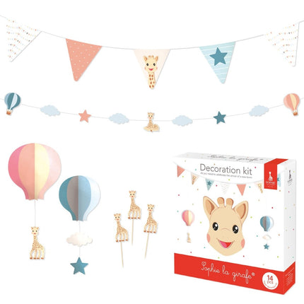 Sophie De Giraf Versiering Set 14 delig van Haza Witbaard koop je bij Partywinkel