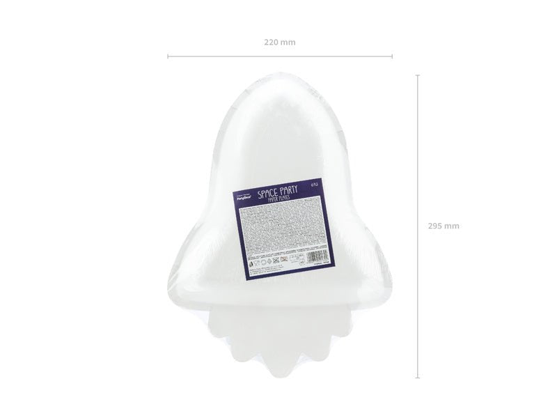 Space Party Borden 29,5cm 6st van Partydeco koop je bij Partywinkel
