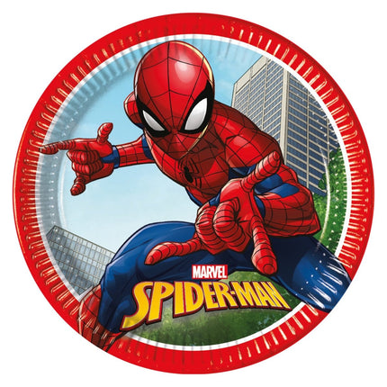 Spiderman Borden 23cm 8st van Procos koop je bij Partywinkel