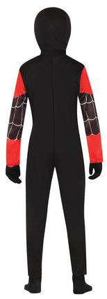 Spiderman Kostuum Zwart Rood Jongen - Partywinkel - 8434077784563