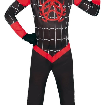 Spiderman Kostuum Zwart Rood Jongen - Partywinkel - 8434077784563
