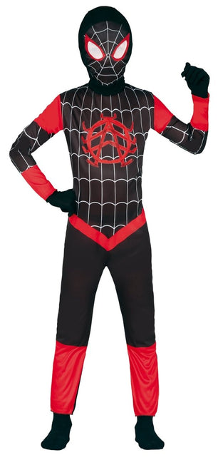 Spiderman Kostuum Zwart Rood Jongen - Partywinkel - 8434077784563