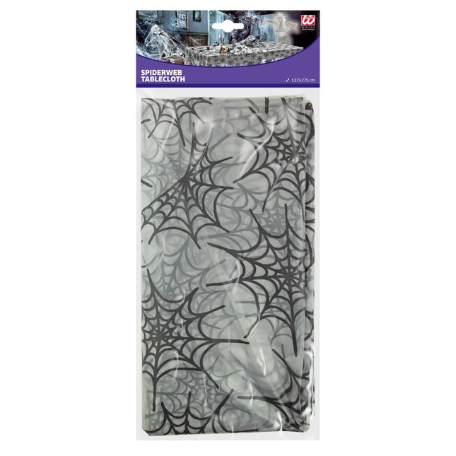 Spinnenweb Tafelkleed Plastic 2,75m van Widmann koop je bij Partywinkel