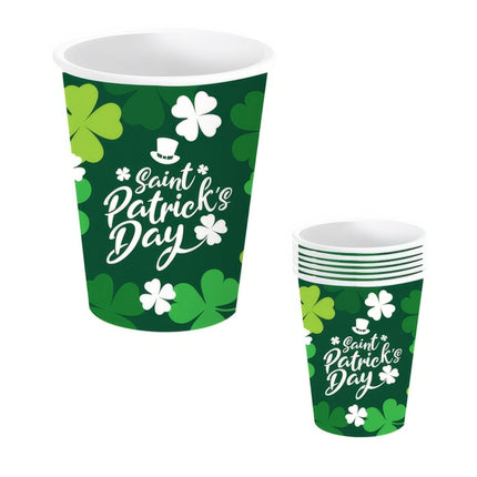St. Patrick'S Day Bekers 240ml 6st van Fiestas Guirca koop je bij Partywinkel