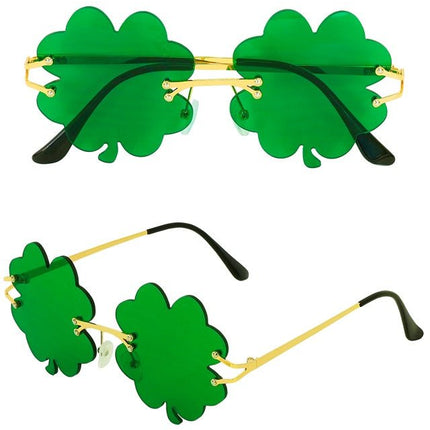 St. Patrick'S Day Bril Groen Klaver van Widmann koop je bij Partywinkel