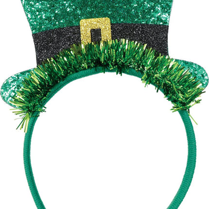 St. Patrick'S Day Haarband Met Hoed Glitter van Fiestas Guirca koop je bij Partywinkel