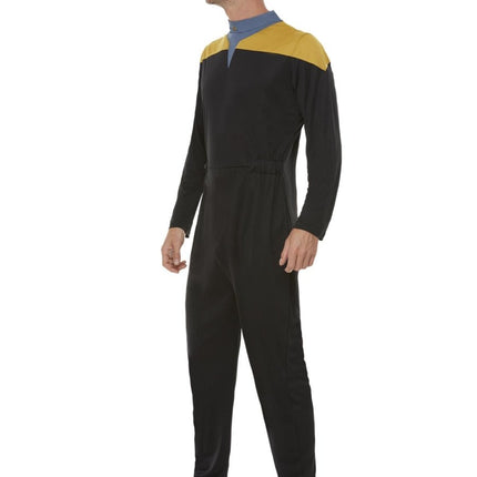 Star Trek, Voyager Operations Uniform, Gold & Blac Heren van Smiffys koop je bij Partywinkel