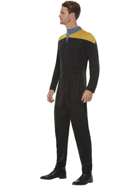 Star Trek, Voyager Operations Uniform, Gold & Blac Heren van Smiffys koop je bij Partywinkel