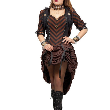 Steampunk Jurk Dames Steampunk van Wilbers & Wilbers koop je bij Partywinkel