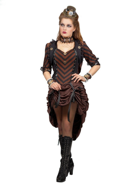 Steampunk Jurk Dames Steampunk van Wilbers & Wilbers koop je bij Partywinkel