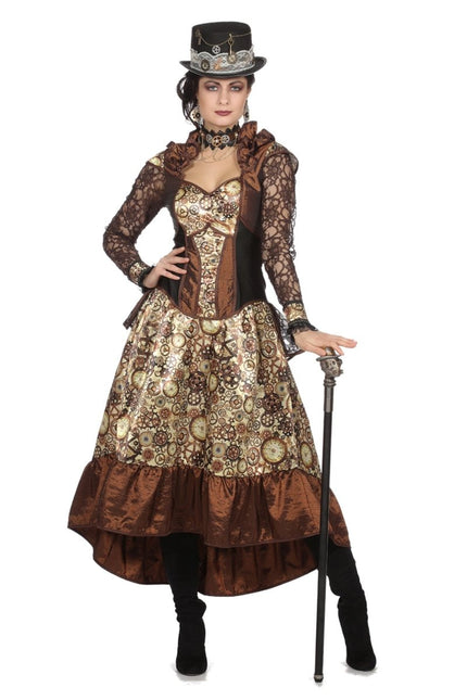 Steampunk Jurk Luxe van Wilbers & Wilbers koop je bij Partywinkel