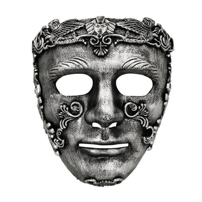 Steampunk Masker Zilver Fabius van Boland koop je bij Partywinkel