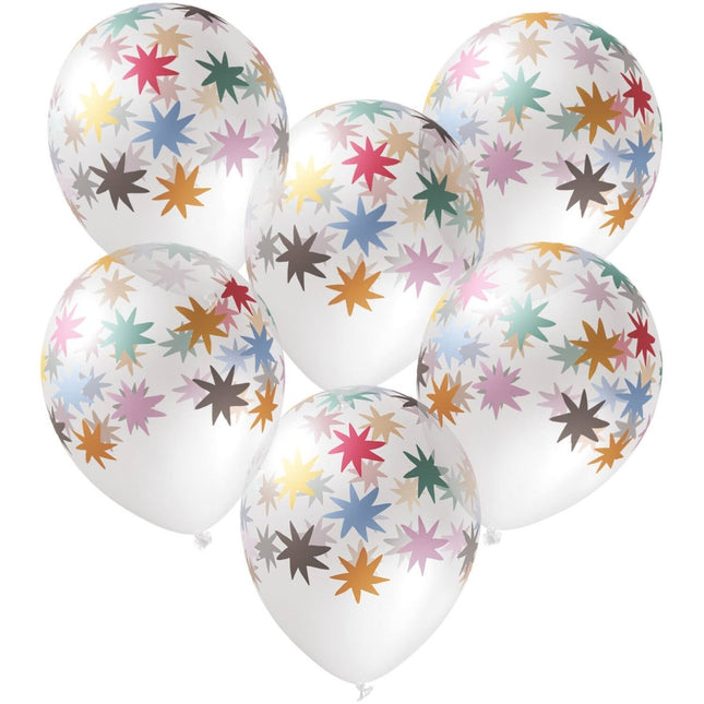 Ster Ballonnen 33cm 6st van Folat koop je bij Partywinkel