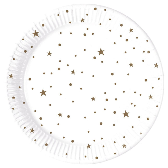 Ster Borden 23cm 8st van Procos koop je bij Partywinkel