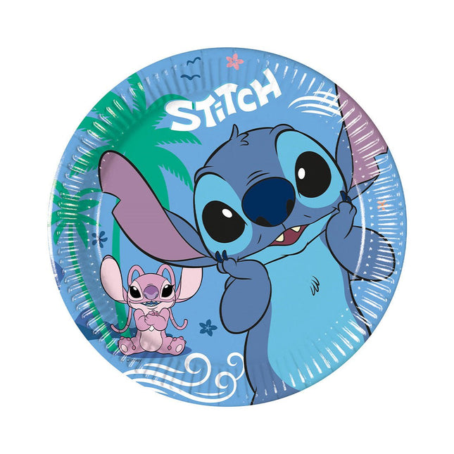 Stitch Borden 20cm 8st van Procos koop je bij Partywinkel