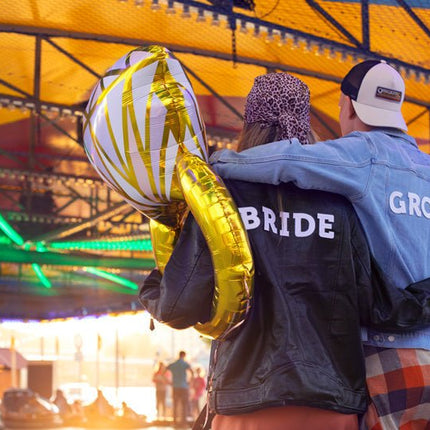 Strijk Embleem Bride 24cm van Partydeco koop je bij Partywinkel