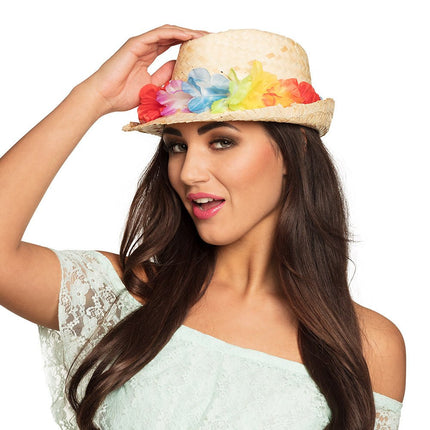 Strohoed Hawaii - Partywinkel - 8712026525352
