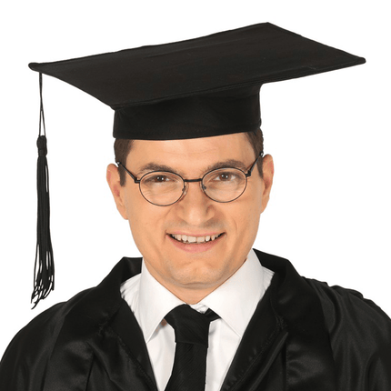 Studenten Hoed Zwart van Fiestas Guirca koop je bij Partywinkel