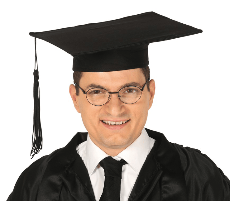 Studenten Hoed Zwart van Fiestas Guirca koop je bij Partywinkel