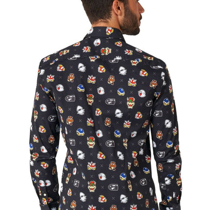 Super Mario Bad Guys Overhemd Heren OppoSuits van OppoSuits koop je bij Partywinkel