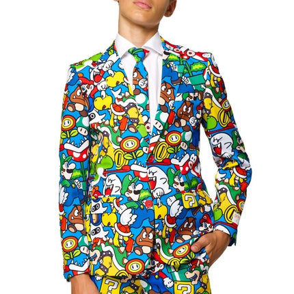 Super Mario Pak Jongen Tiener OppoSuits van OppoSuits koop je bij Partywinkel