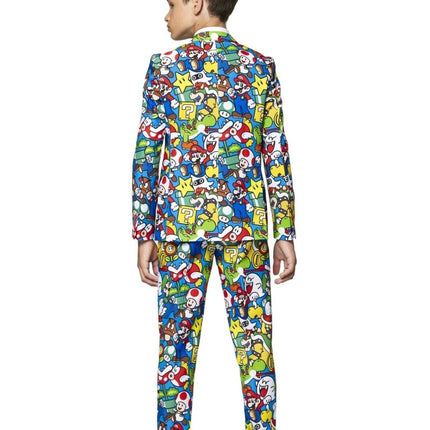 Super Mario Pak Jongen Tiener OppoSuits van OppoSuits koop je bij Partywinkel