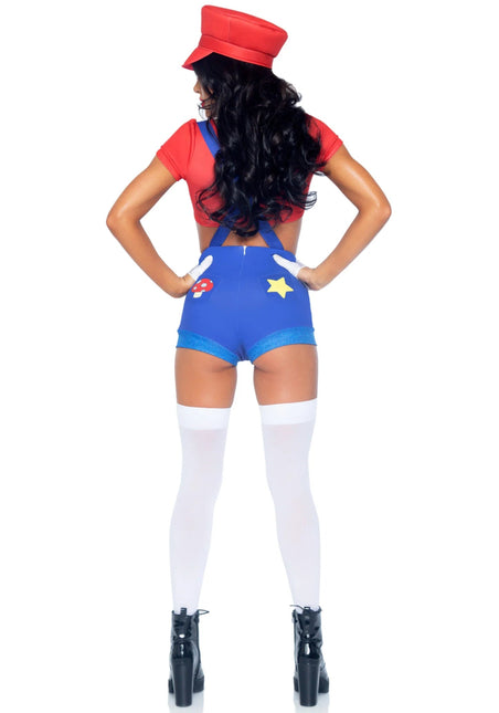 Super Mario Pak Rood Blauw Dames Leg Avenue - Partywinkel - 714718557557