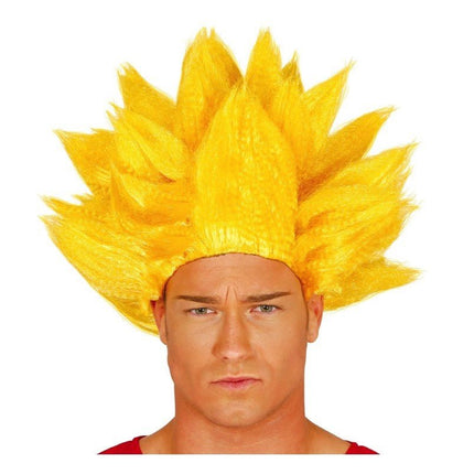 Super Saiyan Pruik Dragon Ball Z - Partywinkel - 8434077049693