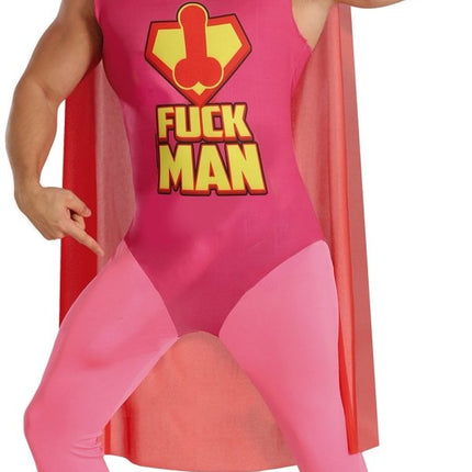 Superheld Kostuum Heren Fuckman - Partywinkel - 8434077860250