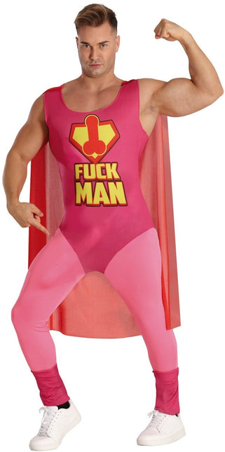 Superheld Kostuum Heren Fuckman - Partywinkel - 8434077860250