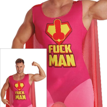 Superheld Kostuum Heren Fuckman - Partywinkel - 8434077860250