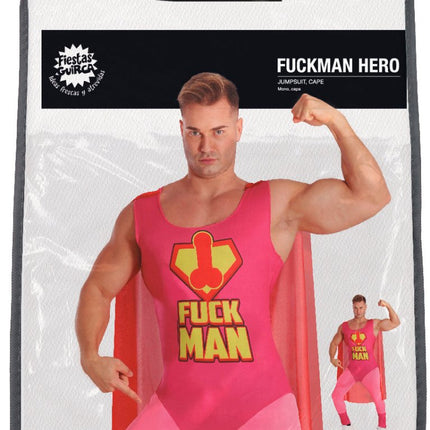 Superheld Kostuum Heren Fuckman - Partywinkel - 8434077860250