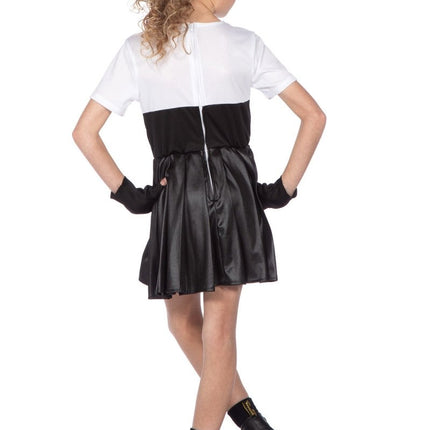 Swat Jurk Zwart Wit Meisje van Wilbers & Wilbers koop je bij Partywinkel