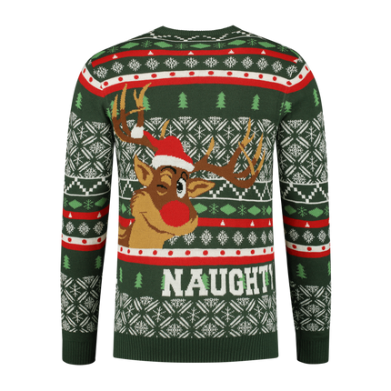 Sweter męski Naughty or Nice Rudolph