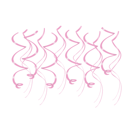 Dekoracje wirowe - Baby pink